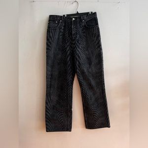 split tone black jeans